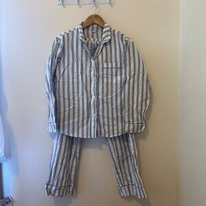 Uniqlo Blue & White Striped Women's Pajamas